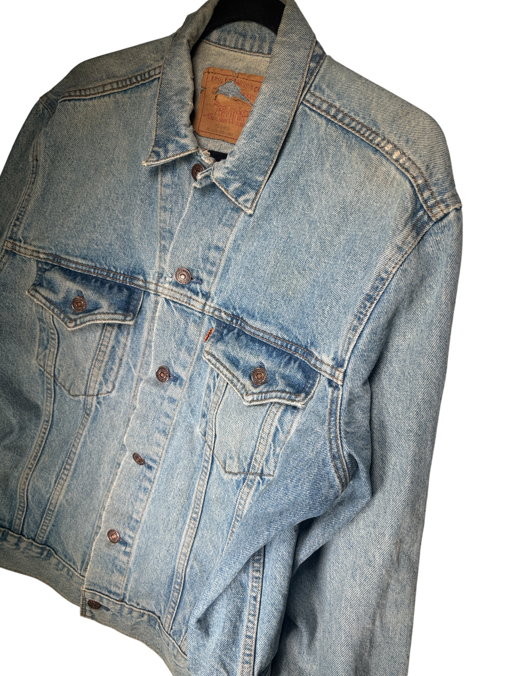 Vintage Levi's Light Orange Tab Trucker Jacket